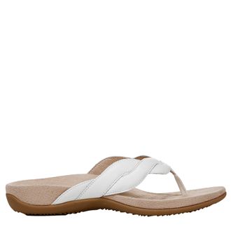 Vionic Bella Braid Thong Sandals White J4526L1100 Womens