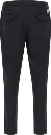 Moncler Logo Patch Joggers - Black