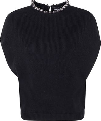 Emporio Armani Maglione a coste - Nero