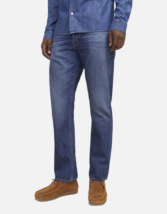 Jack & Jones Mens Jack & Jones Mens Chris Original SBD 632 Relaxed Fit Jeans - Blue - Size: 32/30