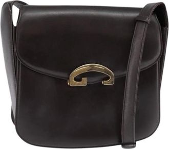 Gucci Pre-owned Cross Body Bags, female, Brown, Size: ONE SIZE Pre-owned Leather gucci-bags