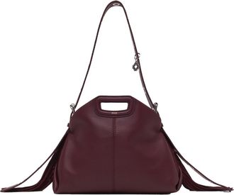 Maje Smooth leather Miss M bag in Wine Lees at Nordstrom, Size Medium