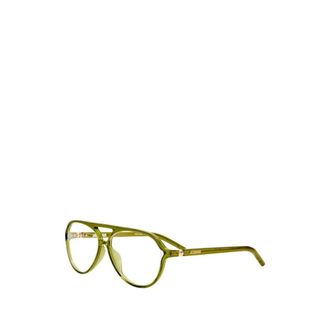 Jacquemus Glasses, female, Green, Size: 58 MM Eyeglasses