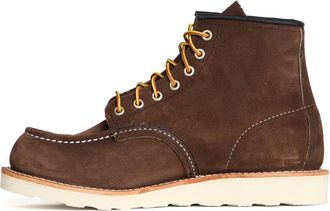 Red Wing Shoes Su&egrave;de enkellaarzen met Vibram-zool - Heren - Veterlaarzen - Bruin - 44 1/2 EU - Su&egrave;de - Schoenen