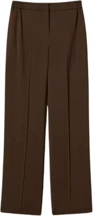 Twinset Wide Broeken - Dames - Wijde Broeken - Bruin - L - Broeken