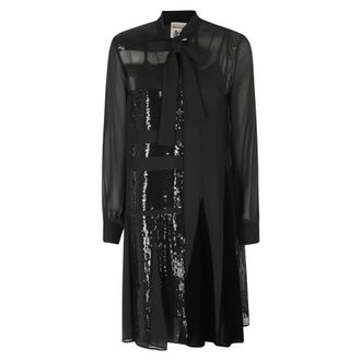 Semicouture Abito Flo - Dames - Jurken - Zwart - Maat: S