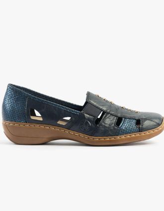 Rieker Womens Rieker 41385-15 Womens Shoes Blue - Size: 6.5