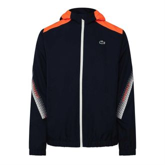 Lacoste Heren Tennis Hooded Jacket (Marine)
