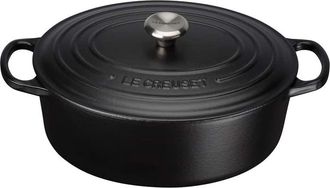 LE CREUSET Cocotte Ovalada Signature 33cm Negro Mate