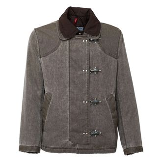 Fay Dual Washed Archive Cordura Nylon Four-Hook Jacket