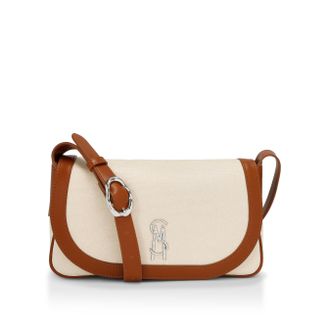Steve Madden Womens Kodiak Cream Bag - Brown - One Size