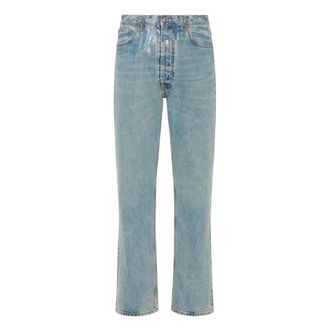 Maison Margiela Taped Straight-Leg Jeans - male - Maison Margiela - Straight Fit Jeans - Blue - W32 - Jeans