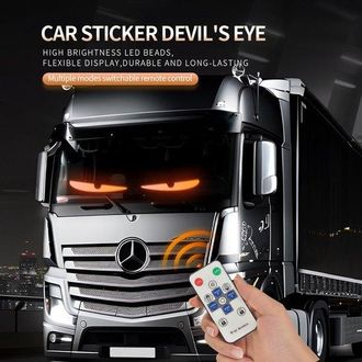 OEM Tiras De Luces Led Con Dise&ntilde;o De Ojos De Diablo Para Coches, Camiones Y Suv, 120 X 16,6 Cm, Resistente Al Agua Ip68, Alimentaci&oacute;n Usb