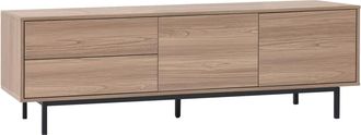 Klast Mueble tv efecto madera natural 160 cm x 50 cm
