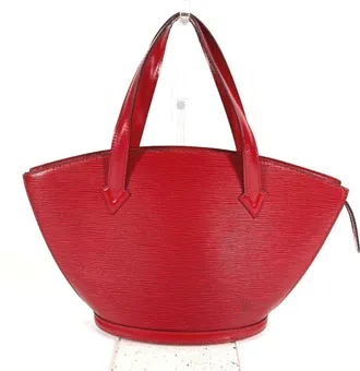 Louis Vuitton Epi Castilian Red Red Color Epi Leather Handbag Shoulder Bag Tote Bag (Pre-Owned)