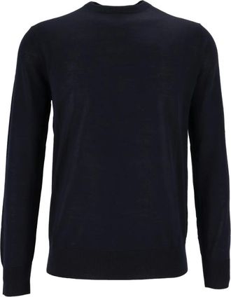 Ballantyne Girocollo - Heren - Ronde hals truien - Blauw - 2XL - Wol - Truien & Vesten