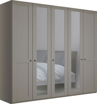 Wiemann Drehtürenschrank »Göteborg, mit 95° Öffnungswinkel, Made in Germany« inkl. Spiegel und Türendämpfung, moderner Landhausstil