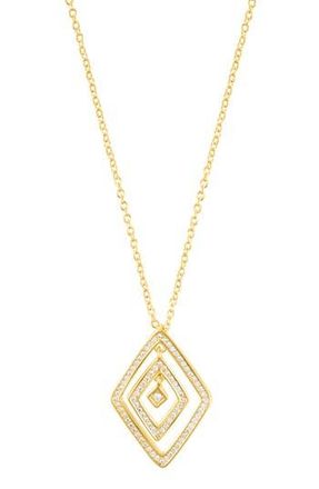 Adornia Pavé Pendant Necklace in Gold at Nordstrom Rack