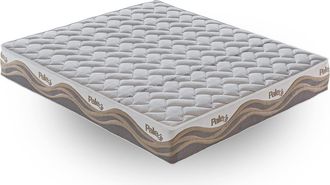 Materassi & Doghe Colchón muelles ensacados y viscoelástica 9 zonas 135x190 altura 25 cm