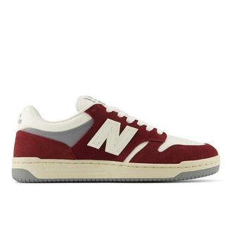 New Balance Unisex 480P en Rojo/Blanco, Malla, Talla 37.5