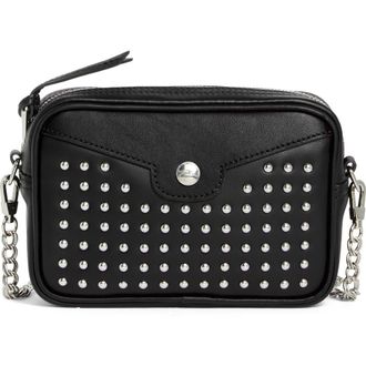 Longchamp Mademoiselle Studded Small Crossbody Bag in Black at Nordstrom Rack