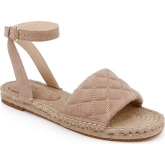 L'agence Grece Ankle Strap Espadrille Sandal in Cappuccino Suede at Nordstrom Rack, Size 7.5