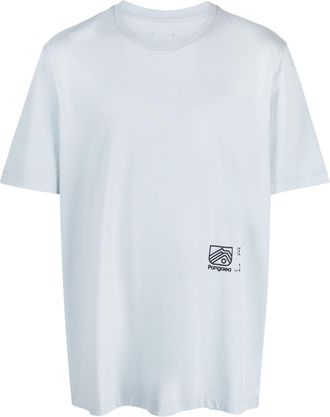 OAMC photograph-print cotton T-shirt - men - Cotton - M - Blue