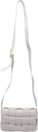 Bottega Veneta Pre-owned Padded Cassette Schoudertas - Dames - Vintage Schoudertas - Wit - ONE Size - Leer - Vintage