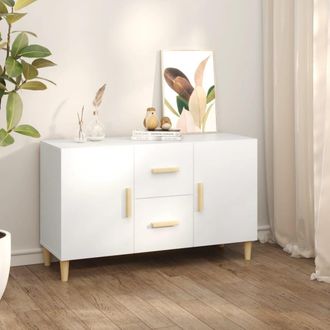 Berkfield Home Sideboard White 100x36x60 cm Engineered Wood | Size: 100 x 36 x 60 cm