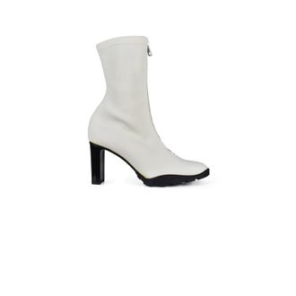 Alexander McQueen Schoenen, Dames, Wit, 38 EU, Scuba 85mm Canvas Laarzen