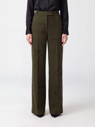 Des_Phemmes Pants Woman color Green