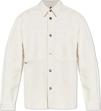 Haikure Arno Denim Shirt - Heren - Spijkeroverhemden - Beige - S - Denim - Overhemden