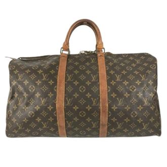 Louis Vuitton Pre-owned Weekend Bags, female, Brown, Size: ONE SIZE Pre-owned Monogram Boston Bag