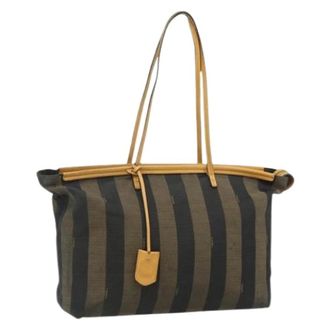 Fendi Pre-owned Tote Bags, female, Brown, Size: ONE SIZE Pre-owned Vintage Tote Bag