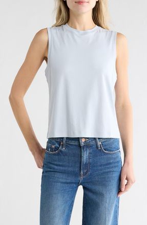Vince Pima Cotton Tank in Surf Mist at Nordstrom Rack, Size X-Large
