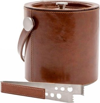 Blue Pheasant Bristol Brown Ice Bucket In Brown