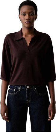 Marc O'Polo Jersey de pico - Knitwear - Mujer - Marr&oacute;n - XS