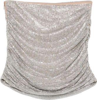 Giuseppe Di Morabito Minigonna con decorazione - Grigio