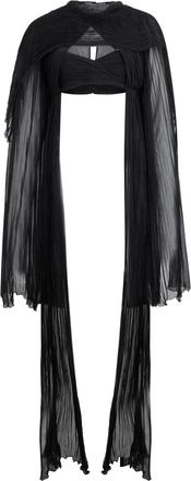 Alberta Ferretti zwart elegant top- zacht en veelzijdig - Dames - Blouses - Zwart - S - Overhemden