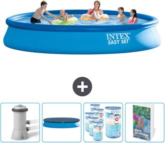 Intex Piscina Easy Set Redonda - 457x84 Cm - 7-piezas Scb111