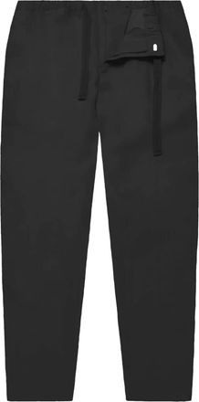 Orlebar Brown Pantaloni Alex in lino con coulisse - Nero