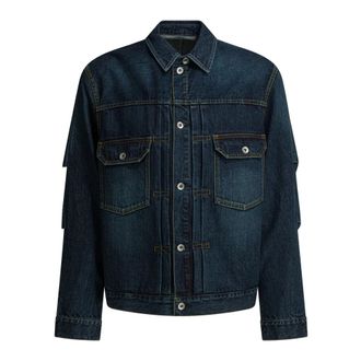 sacai Giacca in denim - - Jackets - Uomo - Blu - M