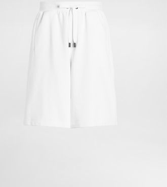 Dolce & Gabbana Jersey Bermuda Shorts - Man Pants And Shorts White 48