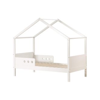 Mobili Rebecca Mobili Rebecca - Cama Para Ni&ntilde;os Rebecca Mobili Duhat 151x170x86 Pino Blanco Marr&oacute;n Claro Escandinavo