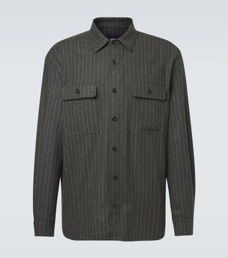 Ralph Lauren Purple Label Pinstripe wool shirt