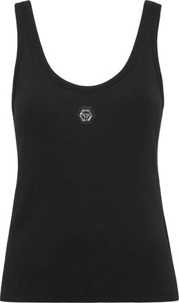 Philipp Plein Top in jersey - Nero