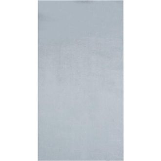 Beliani Alfombra Gris Menta 80 X 150 Cm Poli&eacute;ster Piel Sint&eacute;tica De Conejo Pelo Largo Mirpur