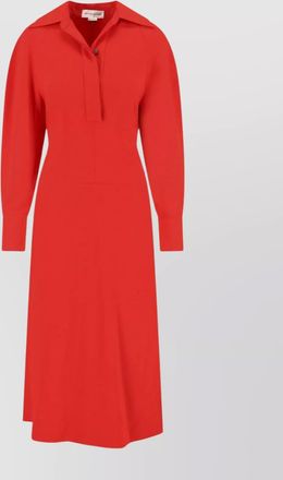 Victoria Beckham knee length dress long sleeves