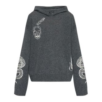 Zadig&Voltaire Heren, Truien, Grijs, Maat: L Wol