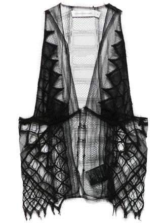 CHRISTOPHER ESBER Spencer met collage - Zwart